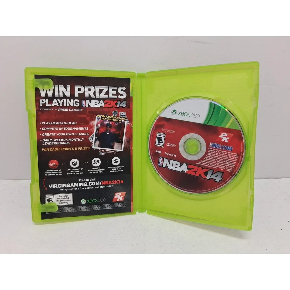 NBA 2K14 Xbox 360 LeBron James Sports Basketball Game Microsoft Kinect Ready